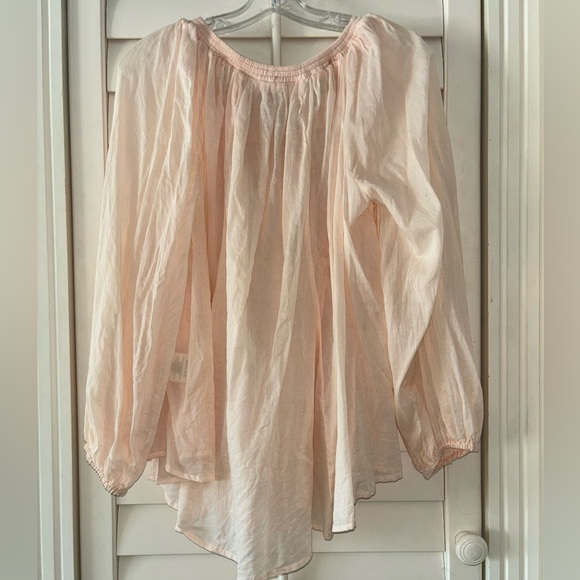 Spell of the Gypsies Honey Blouse in Peach Size Medium - Picture 7 of 9